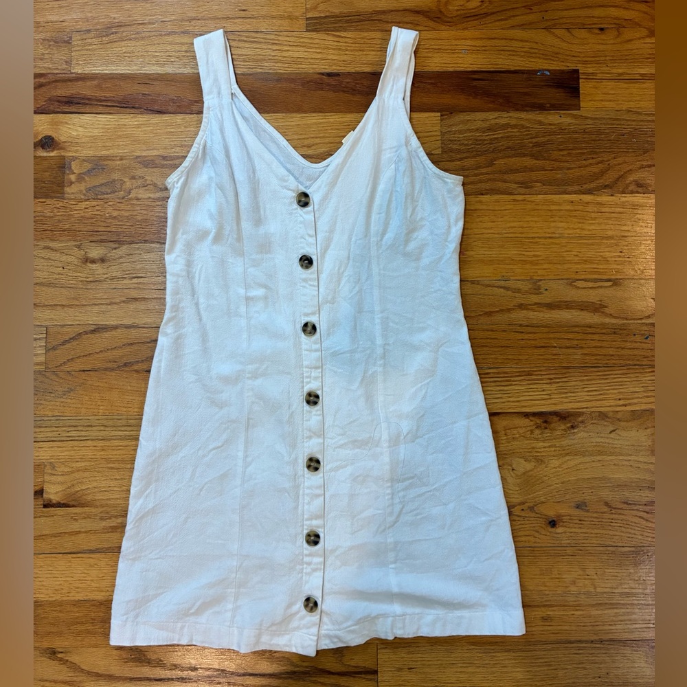 Casual white summer dress